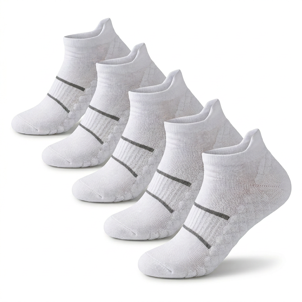 Junior Anti-Blister Running Socks Australia | Kids 5-Pack Breathable Athletic Socks