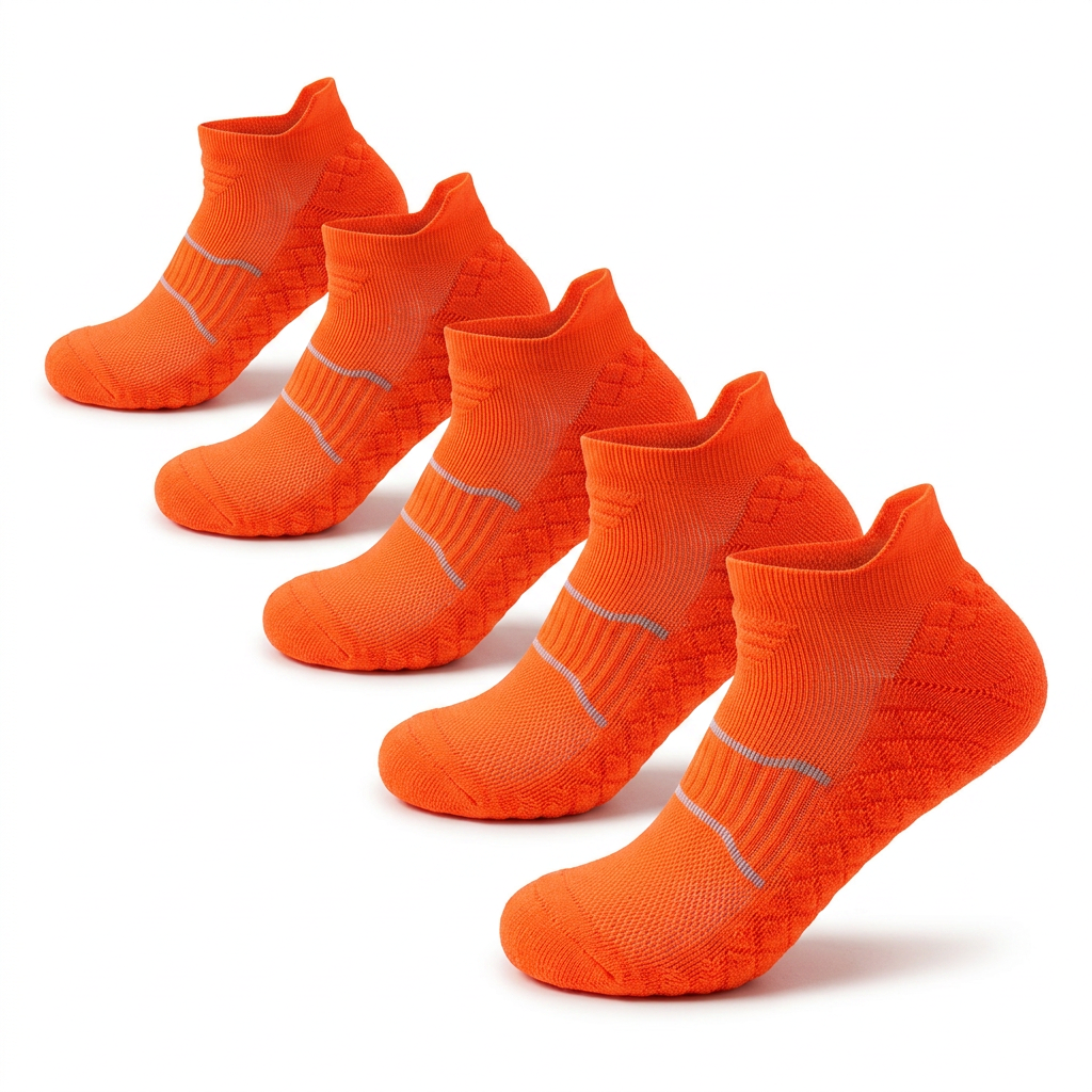 Junior Anti-Blister Running Socks Australia | Kids 5-Pack Breathable Athletic Socks