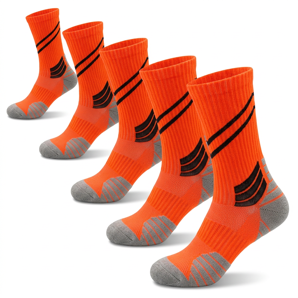 Club Quality Custom Athletic Socks 5-Pack | Wholesale Junior Sports Socks Australia