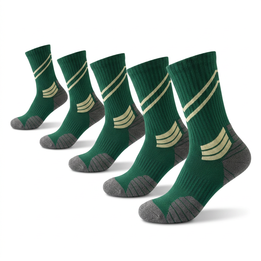 Club Quality Custom Athletic Socks 5-Pack | Wholesale Junior Sports Socks Australia