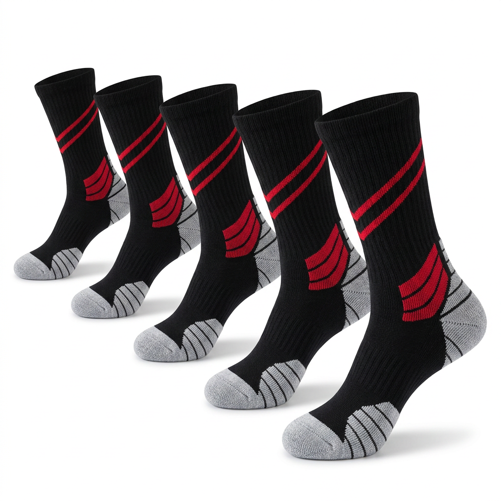 Club Quality Custom Athletic Socks 5-Pack | Wholesale Junior Sports Socks Australia