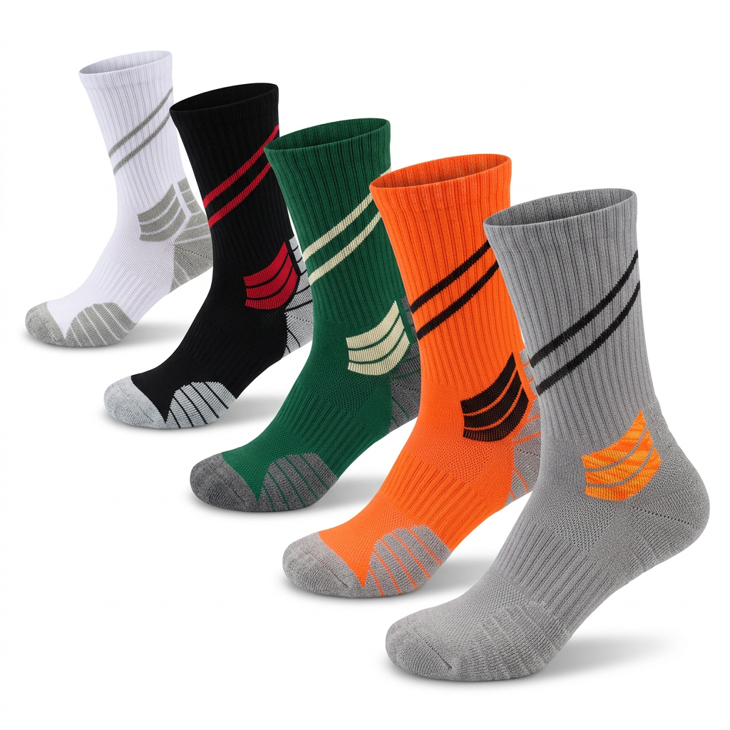 Club Quality Custom Athletic Socks 5-Pack | Wholesale Junior Sports Socks Australia