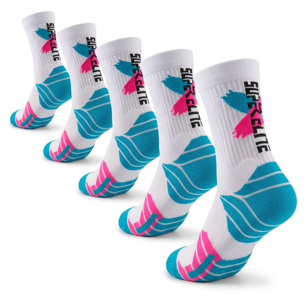 Wholesale Tennis Club Socks Australia | Junior Elite Performance 5-Pack