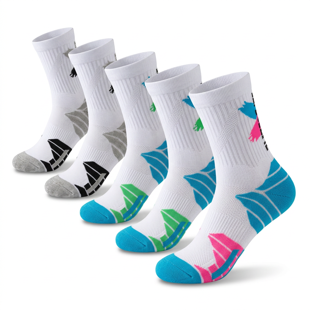 Wholesale Tennis Club Socks Australia | Junior Elite Performance 5-Pack