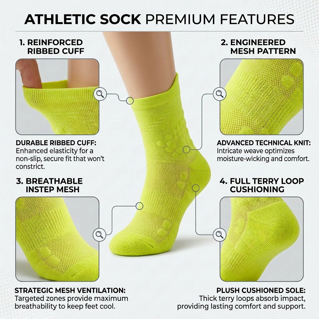 Bulk DBTYSP YD-AMW Running Socks Australia | Wholesale Training Gear 5-Pack