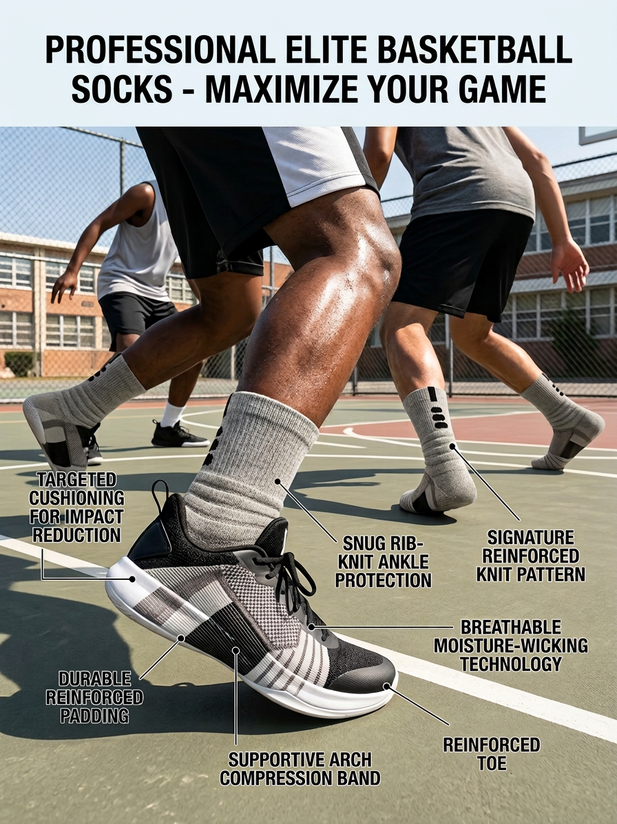 Wholesale ZDTK Elite Basketball Socks Australia | Bulk Tournament Team Gear