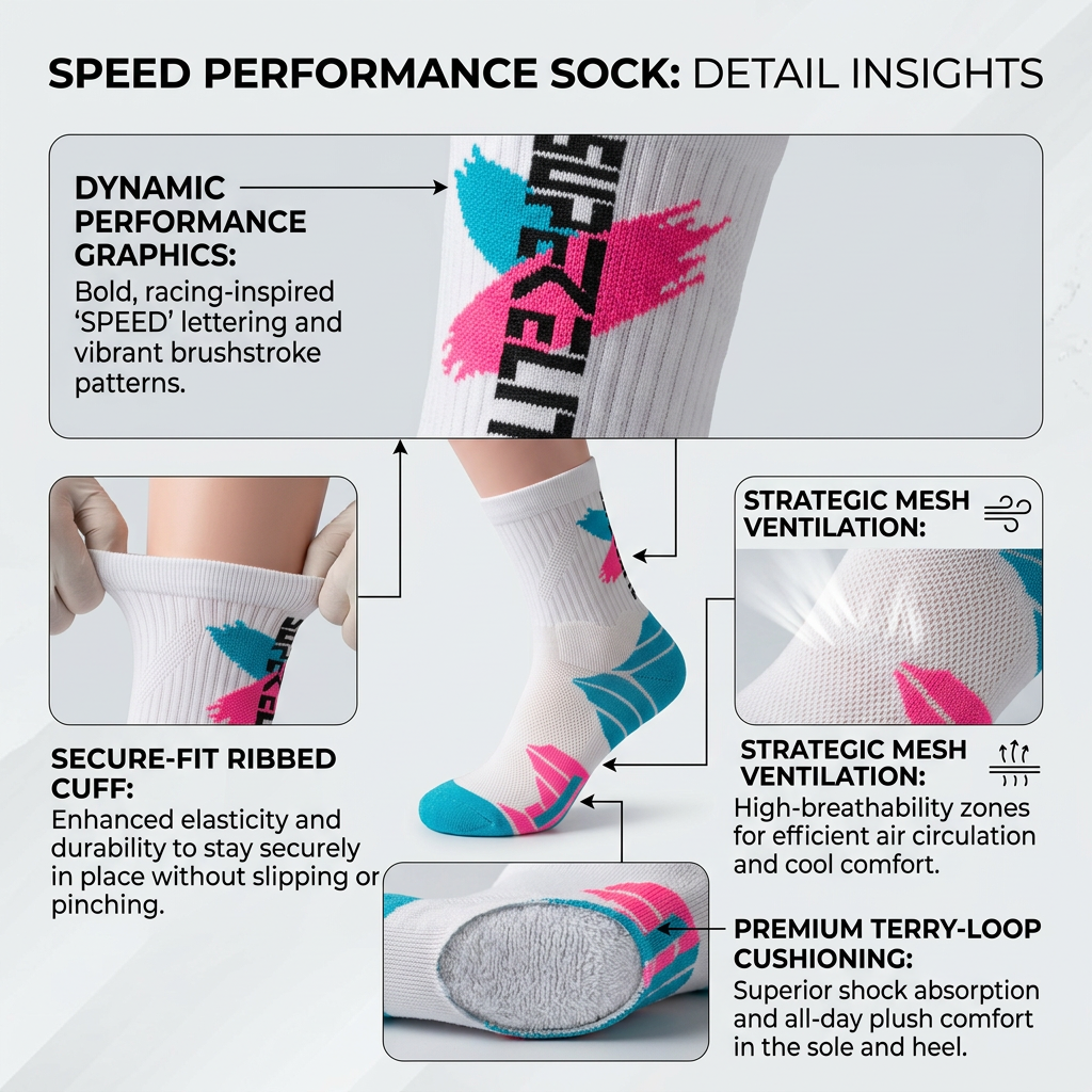 Wholesale Tennis Club Socks Australia | Junior Elite Performance 5-Pack