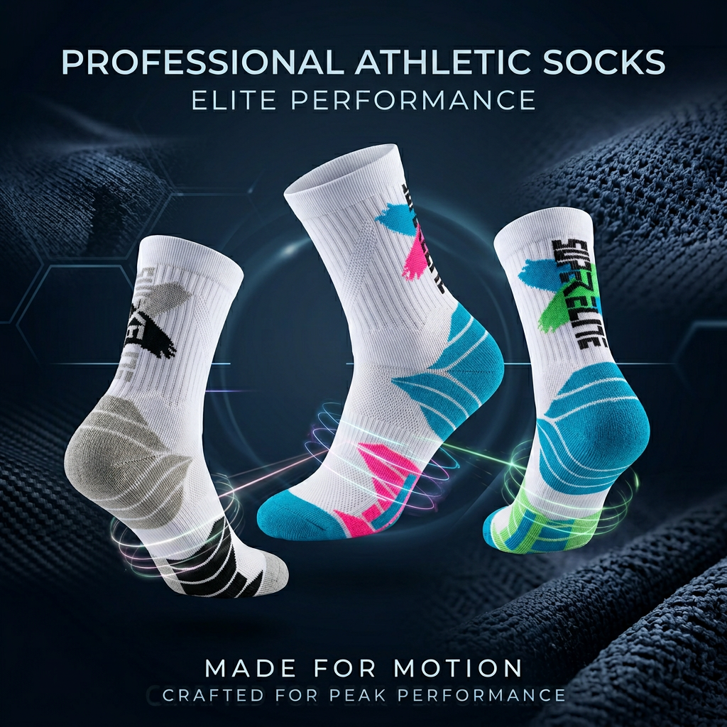 DBTYSP Super Elite Performance Crew Socks - Best Sports Socks Australia