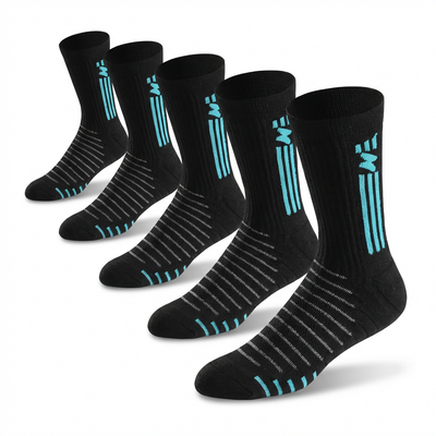 Custom FlashStrike Speed Athletic Socks Australia | Bulk Team Sprint Gear 5-Pack
