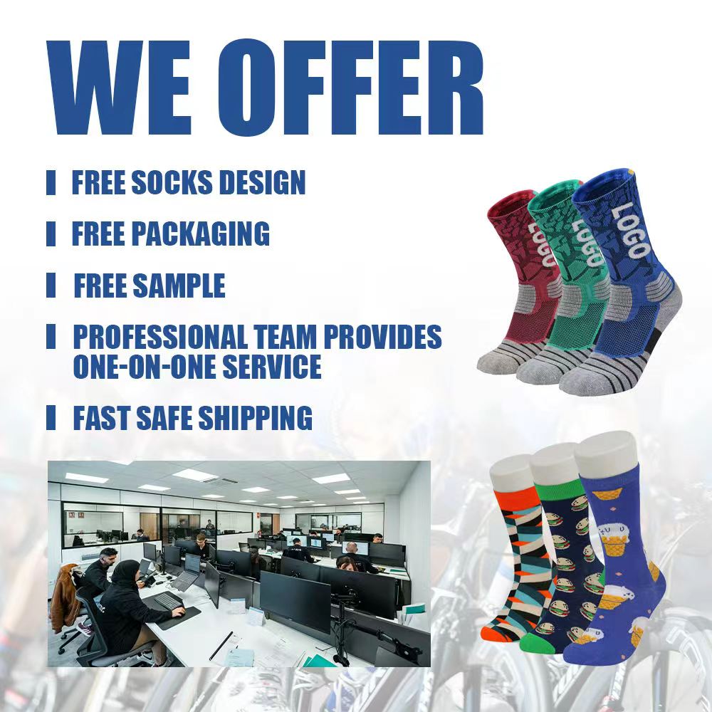 Custom Men's Crew Sports Socks with Logo main image 5