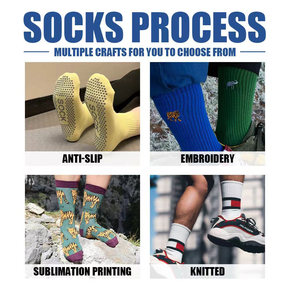 Custom Men's Crew Sports Socks with Logo main image 6
