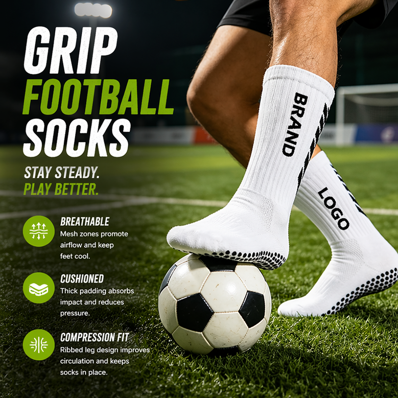 Custom football grip socks image 2